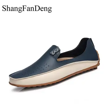 

Driving Loafers Men Flats Shoes Brand Leather Casual Shoes Comfortable Plus Size Lightweight Zapatos New Men Shoes Drop Shipping