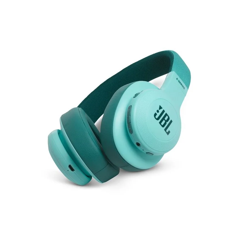 JBL E55BT Беспроводная повязка Bluetooth наушники с чистым басом стерео для мобильного телефона ПК наушники iPod гарнитуры - Цвет: Зеленый