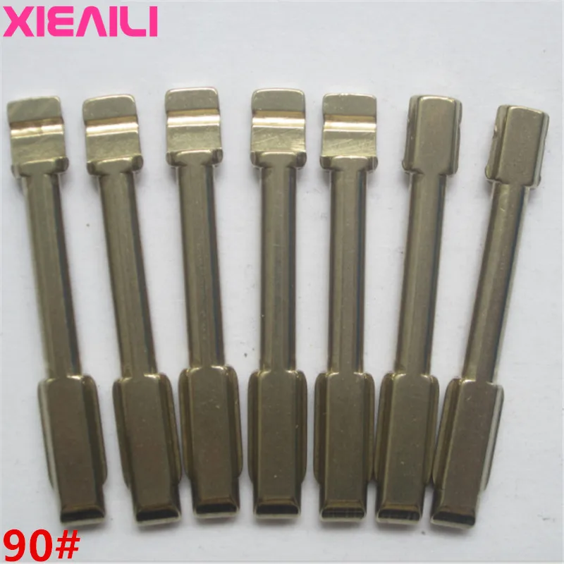 

XIEAILI 50Pcs/lot For 90# Metal Blank Uncut Flip KD Remote Key Blade For Ford Mondeo S220