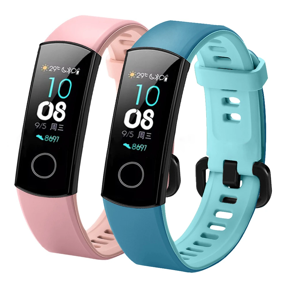 Умный Браслет для huawei Honor Band 4 ремешок Amole силиконовый цветной экран фитнес трекер