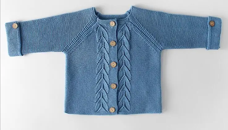 Шерстяной комбинезон для малышей; сезон весна-осень; теплый вязаный свитер; комбинезоны с длинными рукавами; Одежда для маленьких девочек; комбинезон для новорожденных - Цвет: blue