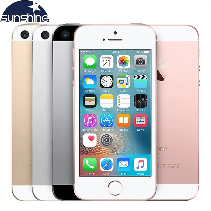 Original Unlocked Apple iPhone SE 4G LTE Mobile Phone iOS Touch ID Chip A9 Dual Core 2G RAM 16/64GB ROM 4.0\