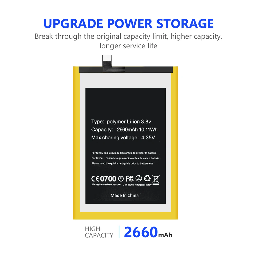3 8 V 2660mAh батарея бесплатные инструменты Розничная посылка Для DOOGEE F5 Мобильный