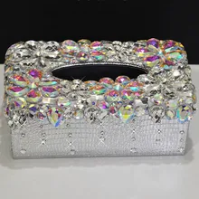 Роскошный Европейский прямоугольный домашний держатель для салфеток диспенсер блок автомобильный подлокотник коробка для салфеток чехол туалетный бумажный контейнер