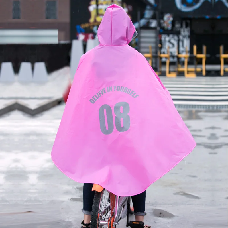 Открытый водонепроницаемый толстый непроницаемый ветрозащитный дышащий Велоспорт Пончо Мода велосипедный дождевик с сумочкой