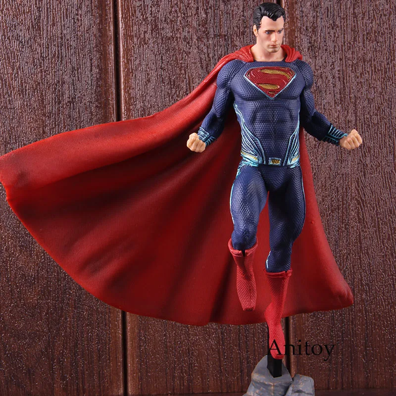 Kopen DC Superman Figuur IRON STUDIOS Justice League Superman Action Figure Super Man PVC Collectible Model Toy