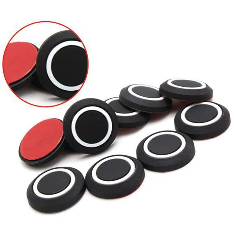 JX-LCLYL 10pcs Car Body Bumper Anti Scratch Dummy Sonar Cap Guard Protector Black