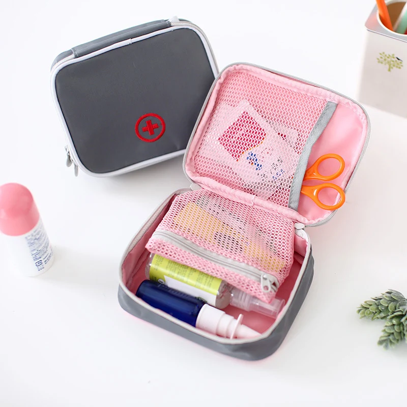 

1PCS Hot Multifunctional safe First Aid Kits Outdoor Sporting Medicine Pouch Traveling Storage Case Emergency Bags for Home