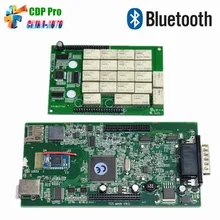 2015.R3/2014.R2 TCS CDP With Free Keygen OBD2 OBD Diagnostic Tool for Cars/Trucks CDP Pro With Green PCB Board Free Shipping