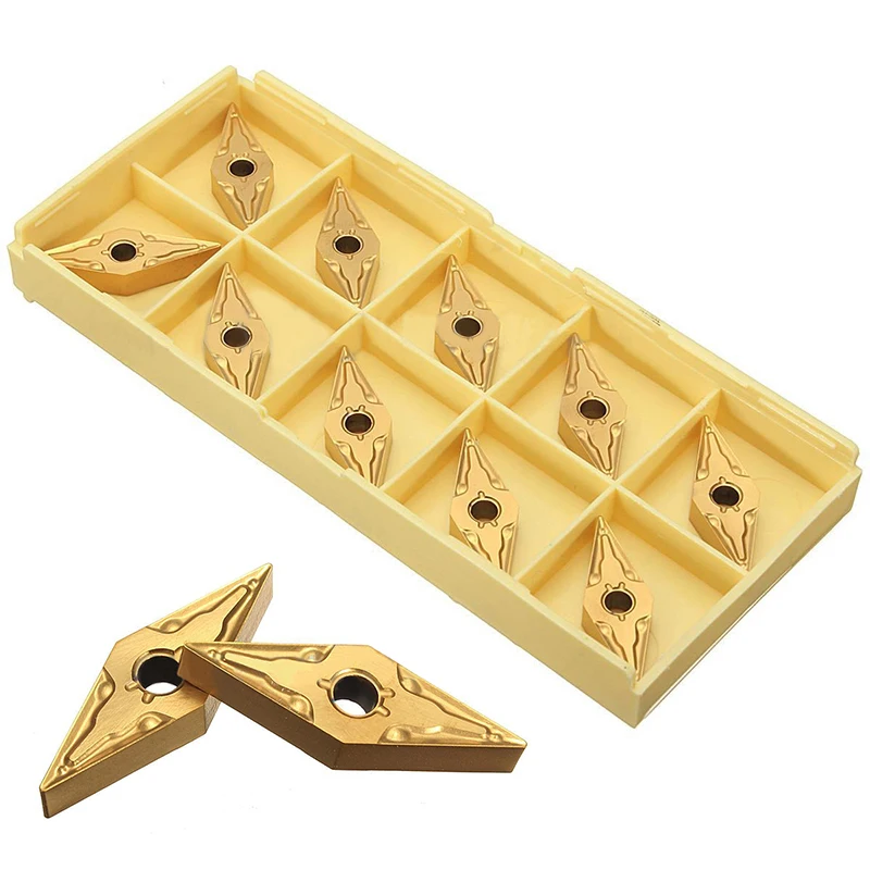 10pcs/lot VNMG160404 Carbide Inserts High Quality V shape Inserts For