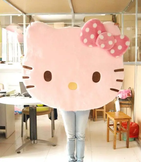 

77X88CM Hello Kitty Doormat Modern Hallway Floor Mat Cartoon Eco-Friendly Bathroom Carpet Japanese-Style Children Room Play Mat