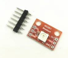 RGB LED WS2812 kleur licht module 1 draad interface full-kleur light-emitting buis rij naalden(China)