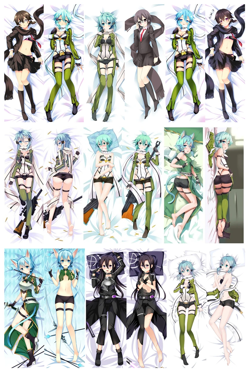 

Anime Dakimakura Body Sword Art Online 150x50cm 100x35cm Pillow Case Cover Manga 1