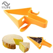 TTLIFE 1 шт. треугольный торт резак пластиковый нож для торта разделитель Резак пресс-форм лопатка для торта для пиццы нож приспособления для выпечки