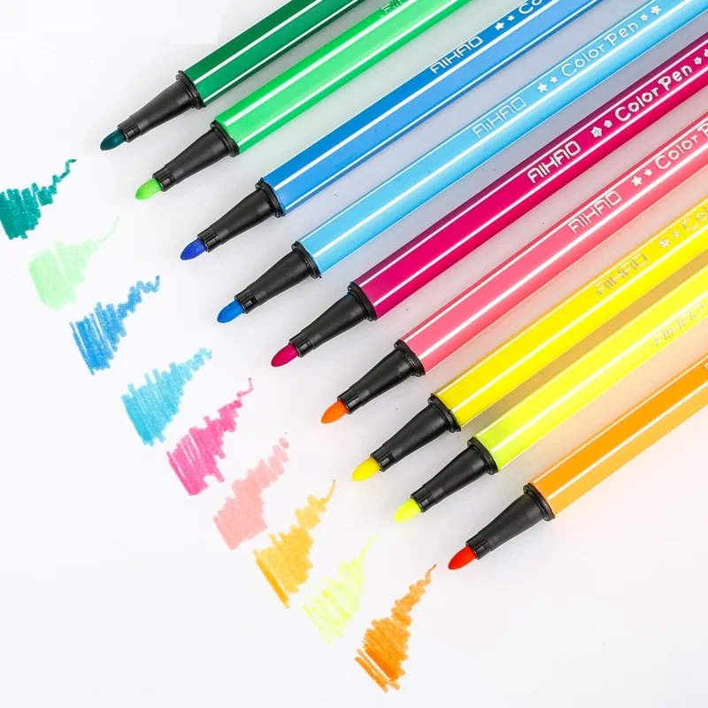36 Набор цветных ручек маркеры, фломастеры для детей подарок нетоксичный рисунок художественный маркер Канцтовары офисный школьный принадлежности F266