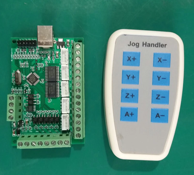 

mach3 breakout board 4 5 axis usb port CNC engraving machine stepper motor controller jog remote board