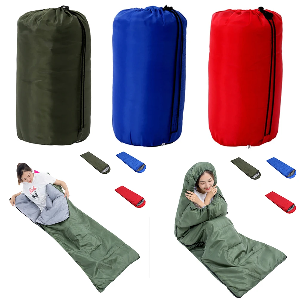 

Camping Sleeping Bag Lightweight 4 Season Warm Cold Envelope Backpacking Beach Mat Sleeping Bag for Outdoor Traveling Hiking