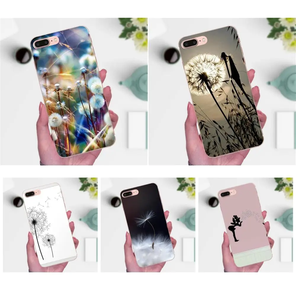 Чехол цветок Одуванчик бабочки мультфильм для Galaxy A3 A5 A7 On5 On7 2015 2016 2017 Grand Alpha G850 Core2