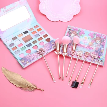 

New Cardcaptor Sakura Charming Eyeshadow Pallete Lazy Eyeshadow Palette Make up Palette Matte Shimmer Pigmented Eye Shadow Power