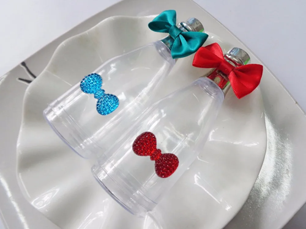 creative personality wedding and party champagne bottle candy box transparent plastic bottle gift box candy boxes small bottles (6)