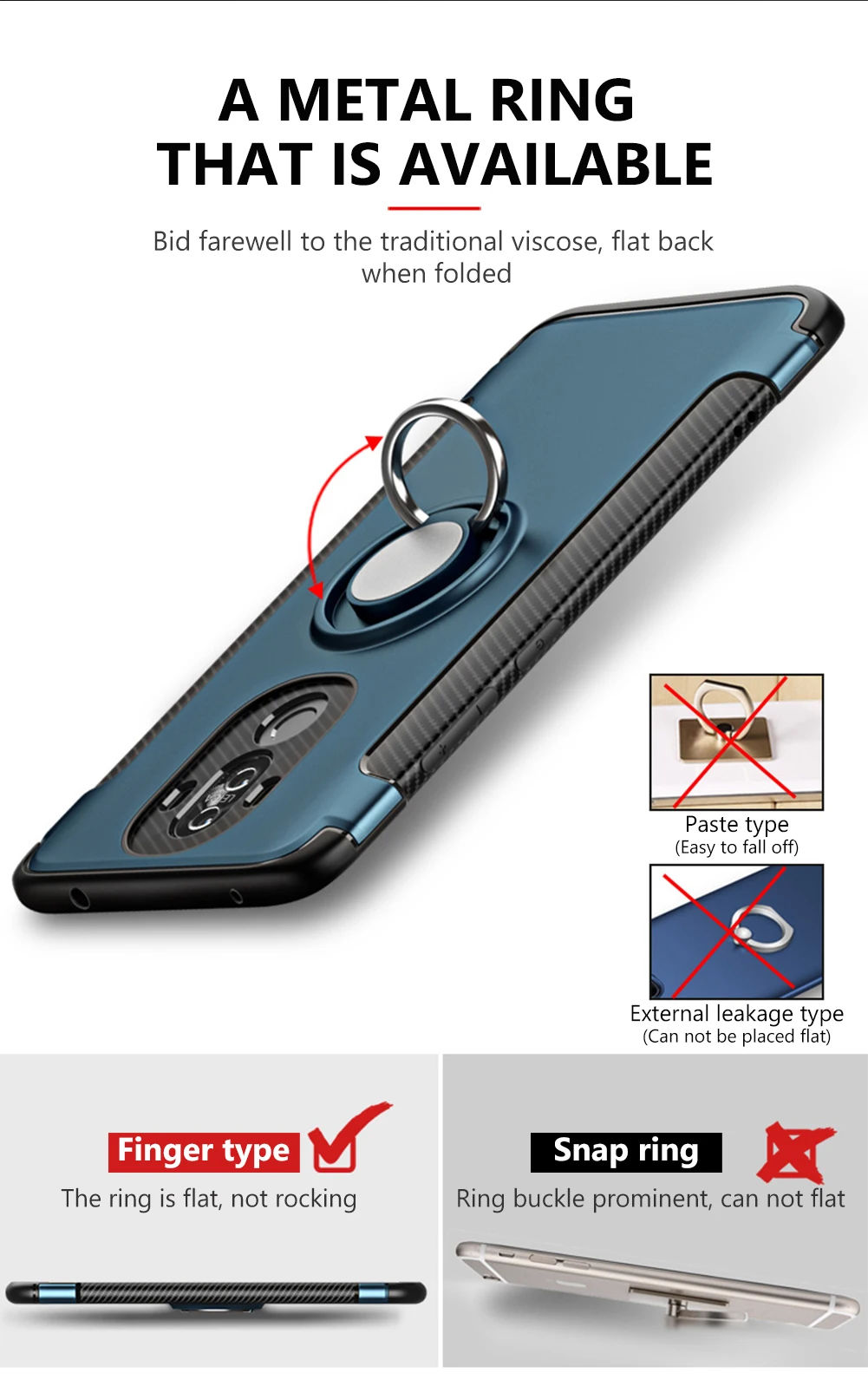 Чехол-держатель с металлическим кольцом для huawei V9 mate 9 P10 Plus, Роскошный Матовый автомобильный магнитный держатель, силиконовый чехол для Honor 9 V9 Nova Youth