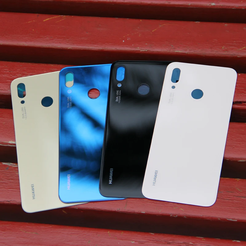 Оригинальная задняя крышка батарейного отсека Huawei P20 lite nova 3e Задняя стеклянная