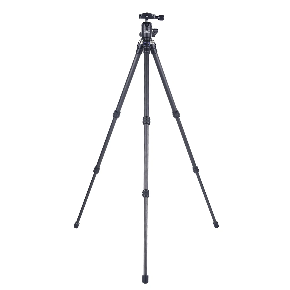 Tripé de Fibra de Carbono para Câmera Máxima de kg Profissional da Moda para Viagens ao ar 578g com Carga Mini Aoka Livre. Leve Cmp163cl - Image 4