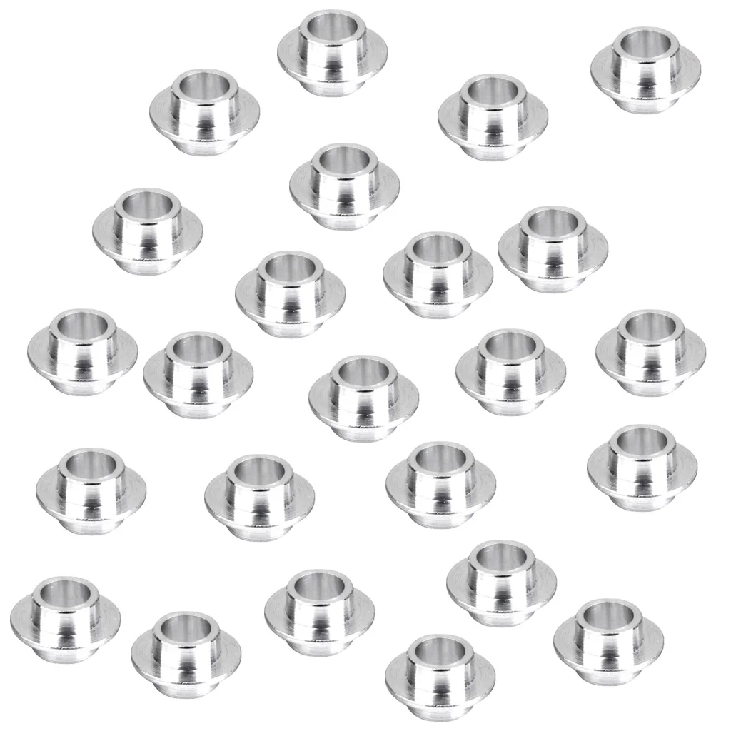 24 Pieces 8mm Inline Skates Wheel Bearings Spacers  Bushings Roller Skates Accessories for Ice Skating Roller Skating 