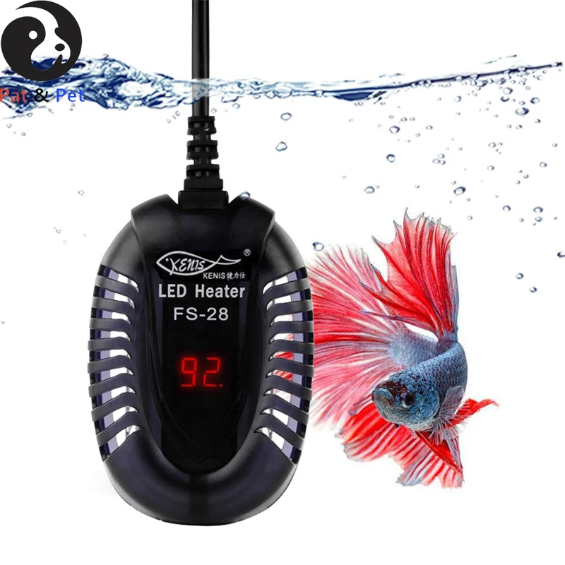 

Submersible Aquarium Heater for Fish Tank with Adjustable Thermostat LED Temperature Display (25W 50W 75W 100W )