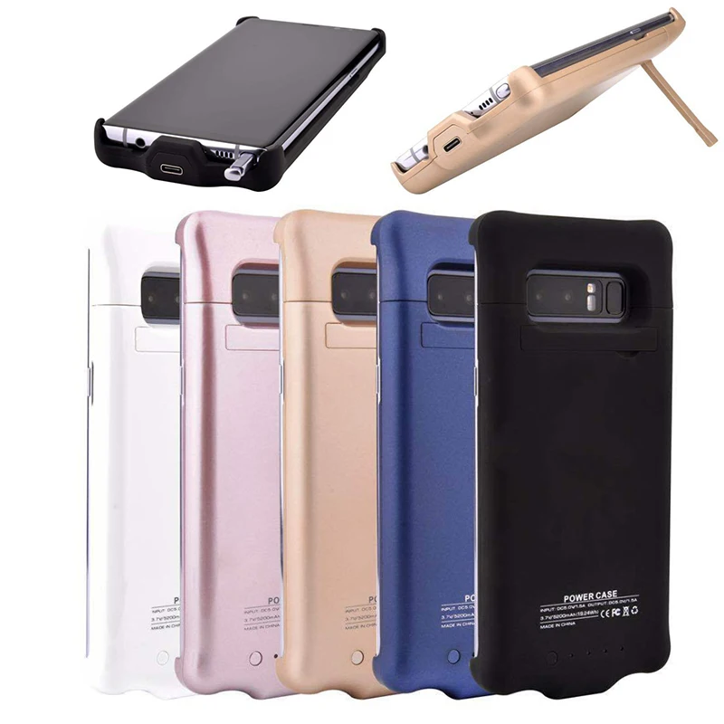 For Samsung Galaxy Note 8 Battery Case 5200Mah Battery Charger Case