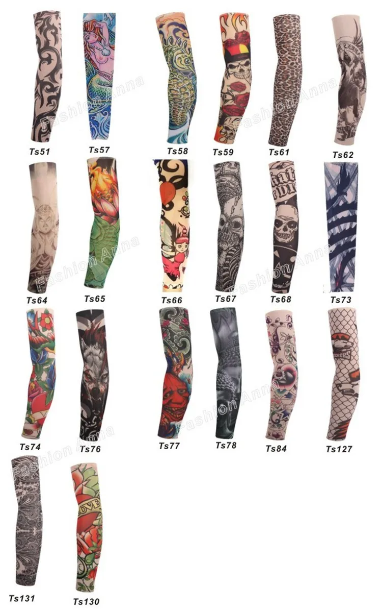Size Health Cool IOW Body Warmer Temporary Tattoos Tattoo discount Warmers Plus Natural Nylon Sleeve Fake Arm Men Today's Women for 8 Size Health Cool IOW 8