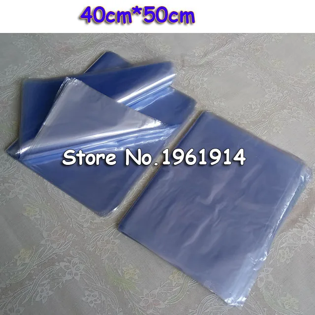 

Hot sell! Pvc heat shrink bags/packing bag 40X50cm 100PCS