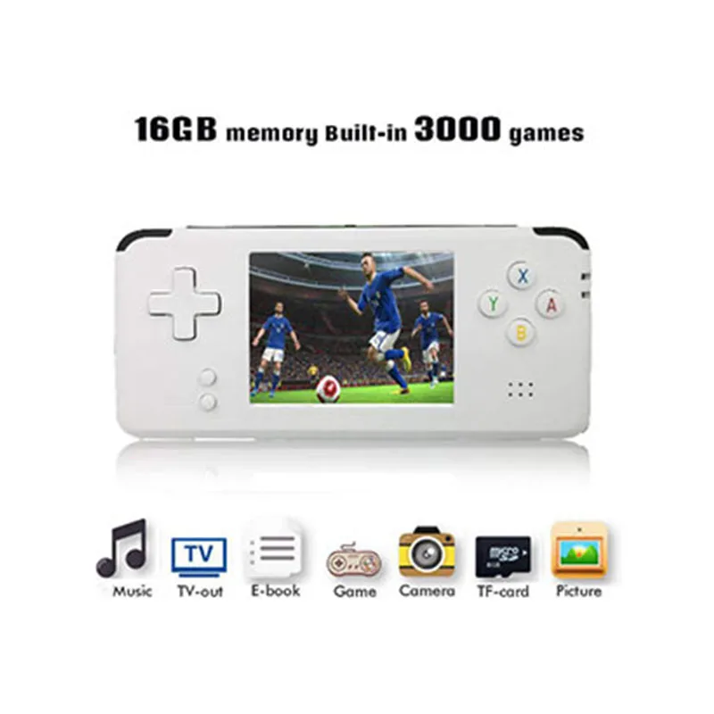 

AOSANG Portable Video Handheld Game Console Retro 64 Bit 3 Inch 3000 Video Game Retro Handheld Console to TV RS-97 RETRO-GANE 07