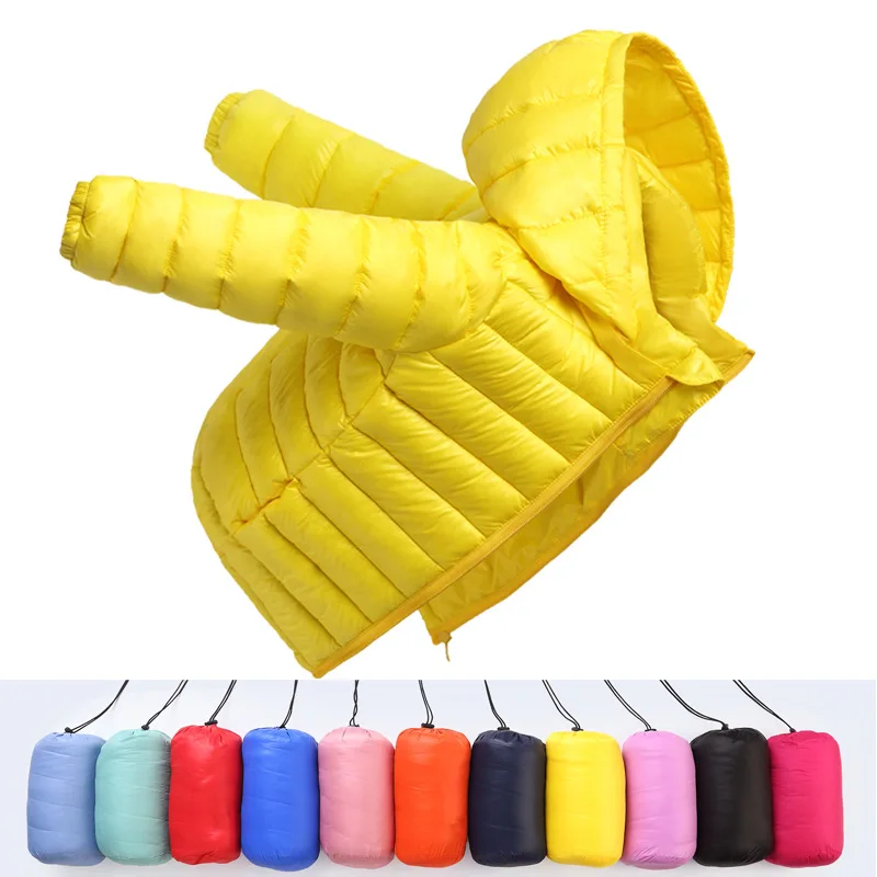 

2018 Autumn Winter Jacket For Girls Down Jacket Kids Warm Hooded Outerwear Coat For Girl Parkas For Boys Jacket Children Clothes