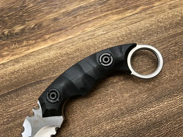 Fisharks сверхмощный тактический нож с фиксированным лезвием Karambit D2 лезвие G10 ручка охотничий Скинер Hawkbill выживания CSGO коготь ножи