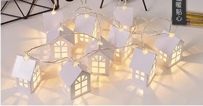 Holiday Lighting LED House String Fairy Lights Festoon Party Lights for Home Events Garden Party Xmas Wedding Decoration (5)