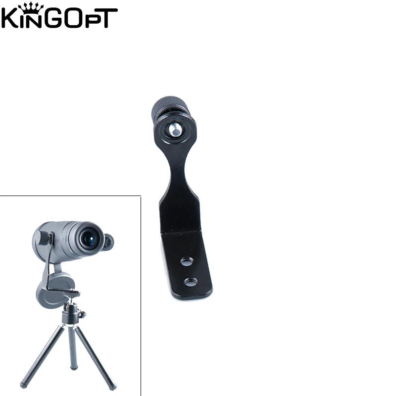 

KINGOPT Metal Black Universal Full and monocular and Binoculars Telescope Tripod Adapter Standard Fit All Standards binoculars