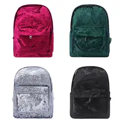 Модные вельветовый рюкзак для девочек подростков колледж стильный рюкзак повседневное Daypack