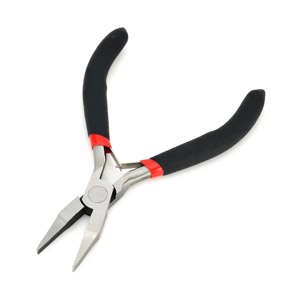 

mini Flat Nose Pliers Precision Electrical Plier Hand Tool Pickup Pliers Flat Pliers Cable Wire Clamp