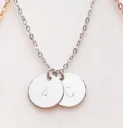 Первоначальное ожерелье лучший друг уникальная цепочка с подвеской подарок матери подарок День матери подарок персонализированный Выпускной подарок ожерелье N490 - Окраска металла: Посеребренный