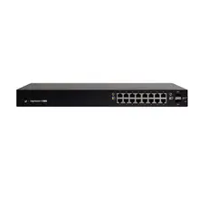 Ubiquiti ES-16-150W Edge Switch 16 порт PoE, 2 SFP порт UBNT сетевой управляемый PoE+ гигабитный коммутатор с SFP