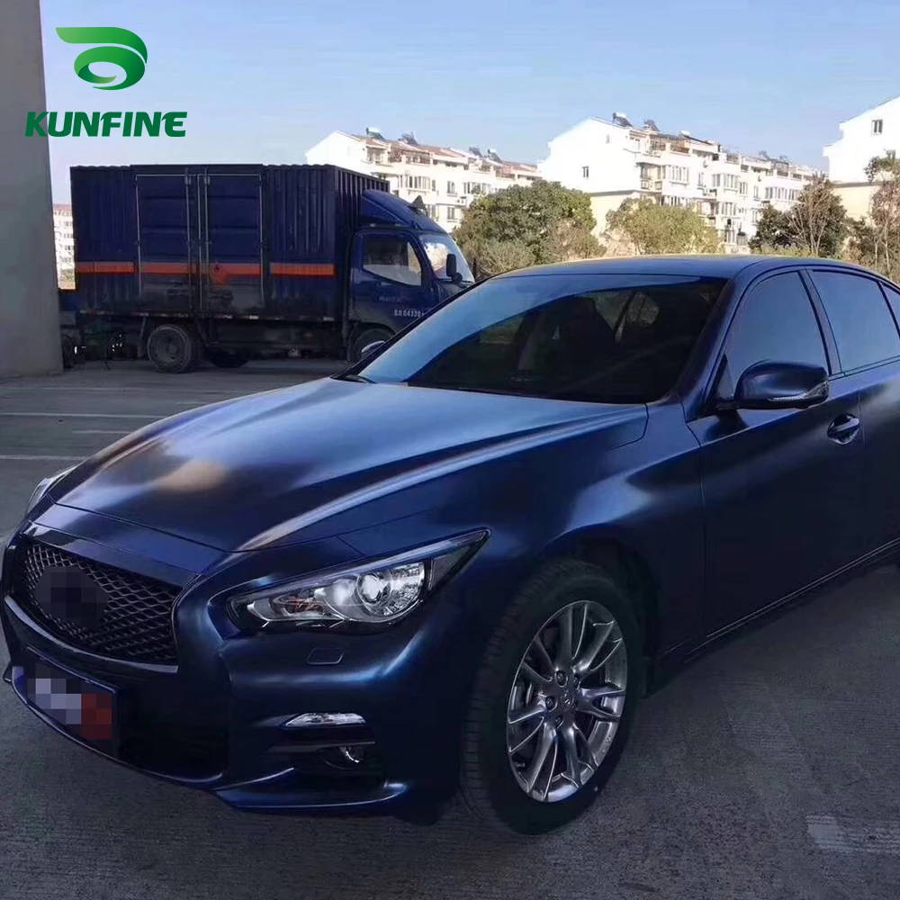 Car Vinyl film Body Sticker Car sticker Electro-optic Midnight blue (4)