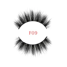 2 пар/лот 3D настоящие норковые накладные ресницы LASGOOS Cross натуральные Горячие Накладные ресницы макияж F09