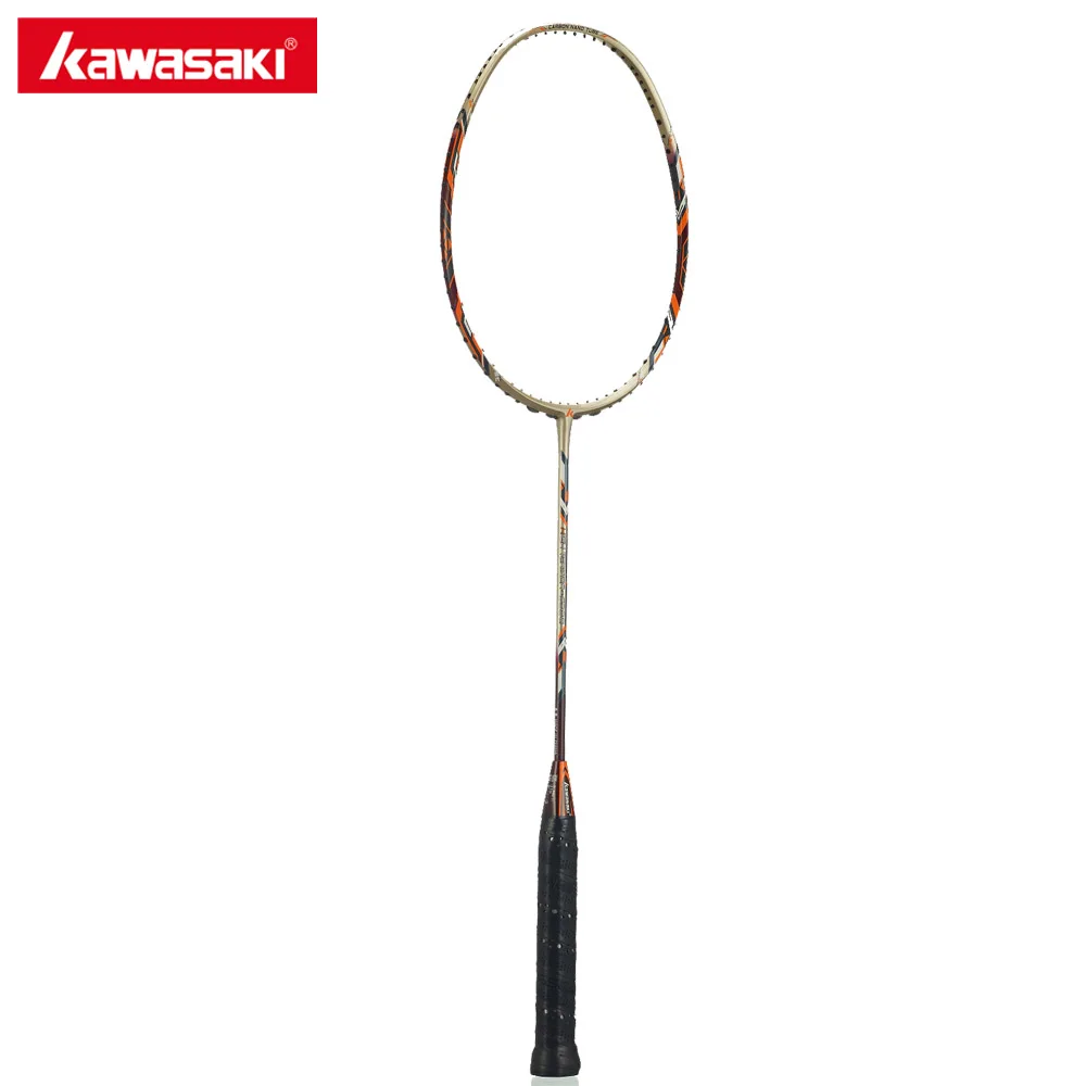 

Kawasaki Badminton Rackets 35 LBS High Tension 5330 2 In 1 Frame Offensive Type Professional Badminton Racquets