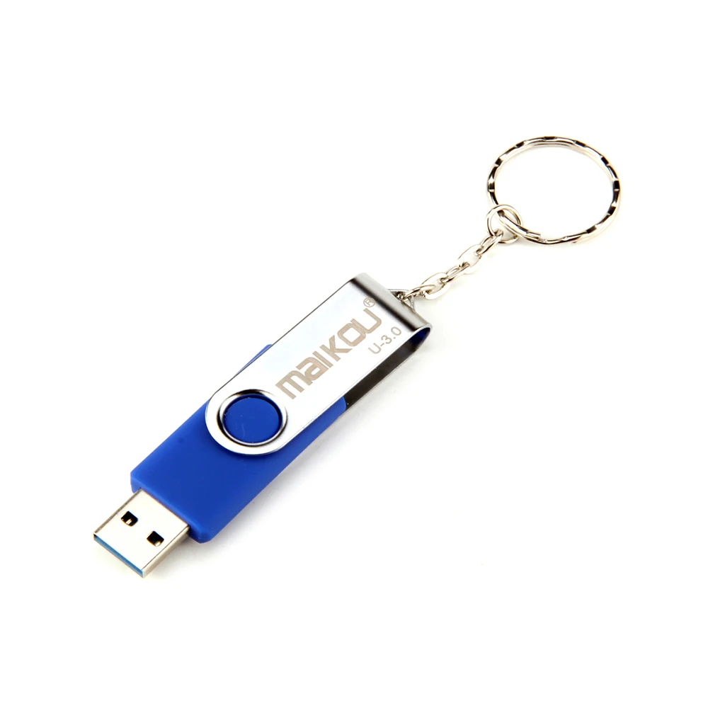 Maikou UK204 USB3.0 16 Гб высота 360 градусов вращающийся u диск с брелком (16 Гб)|USB-хабы| |