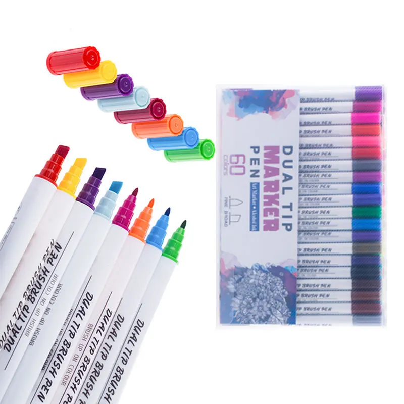 

Dual Headed Watercolor Arquitectura Colored Art Pensc Set Artistic Drawimng Markers Children Sketching Coloring Art Markers