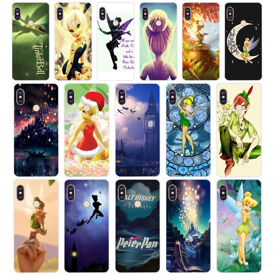 

219WE Peter Pan Wendy Tinkerbell Tinker bell Soft Silicone Tpu Cover phone Case for xiaomi redmi 6 5A 6A 5Plus note 5 6 5A Pro