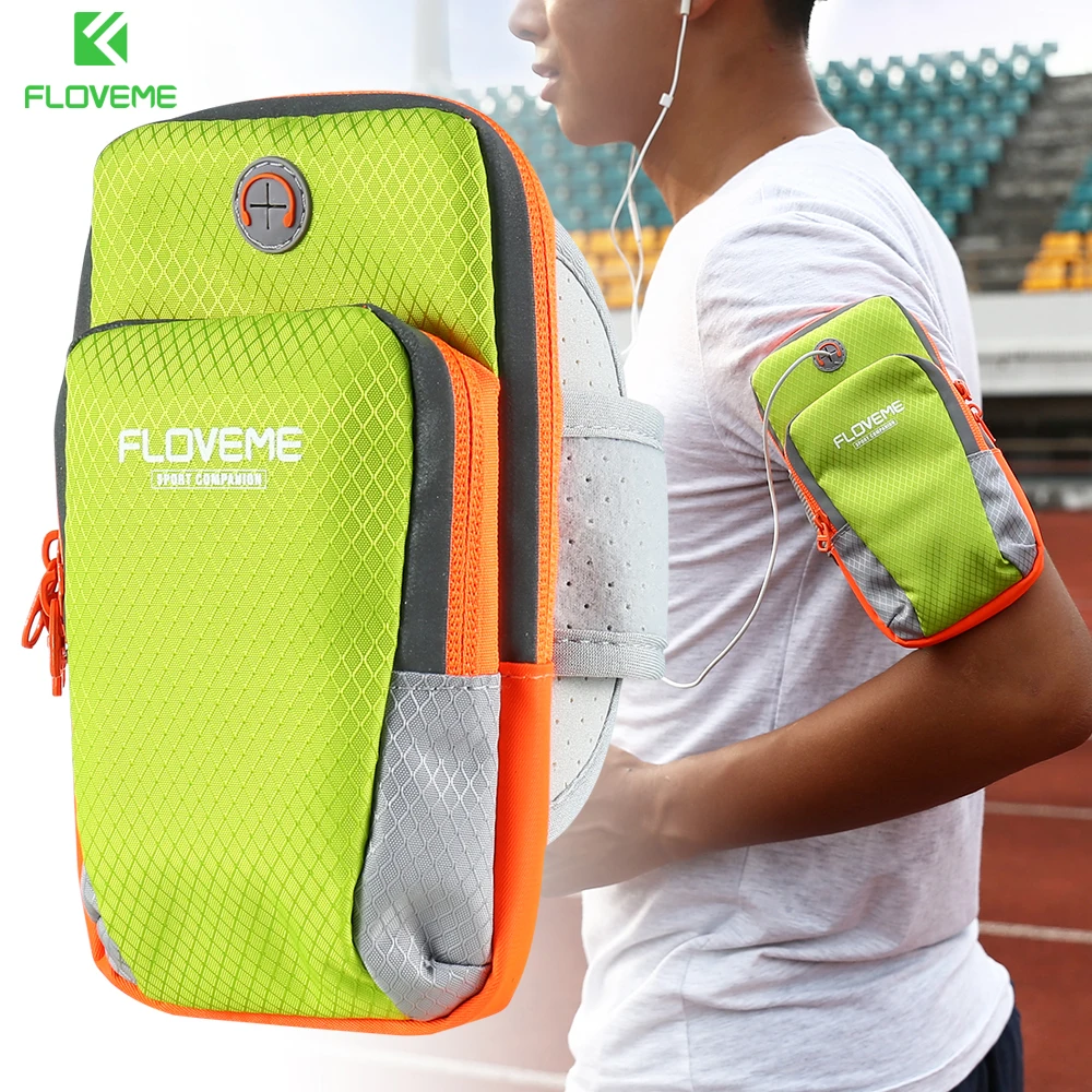 

FLOVEME Universal Running Armband For iPhone X XS Max XR 8 Sport Bag For Xiaomi Redmi Note 7 Huawei Mobile Phone Arm Band Pouch
