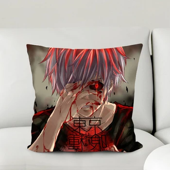 

Tokyo Ghoul Anime Kaneki Ken 45*45CM Square Pillow Case PillowCases #40428