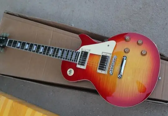 

free shipping top quality musical instruments new Traditional Electric Guitar Heritage Cherry Sunburst Electric Guitar hai4